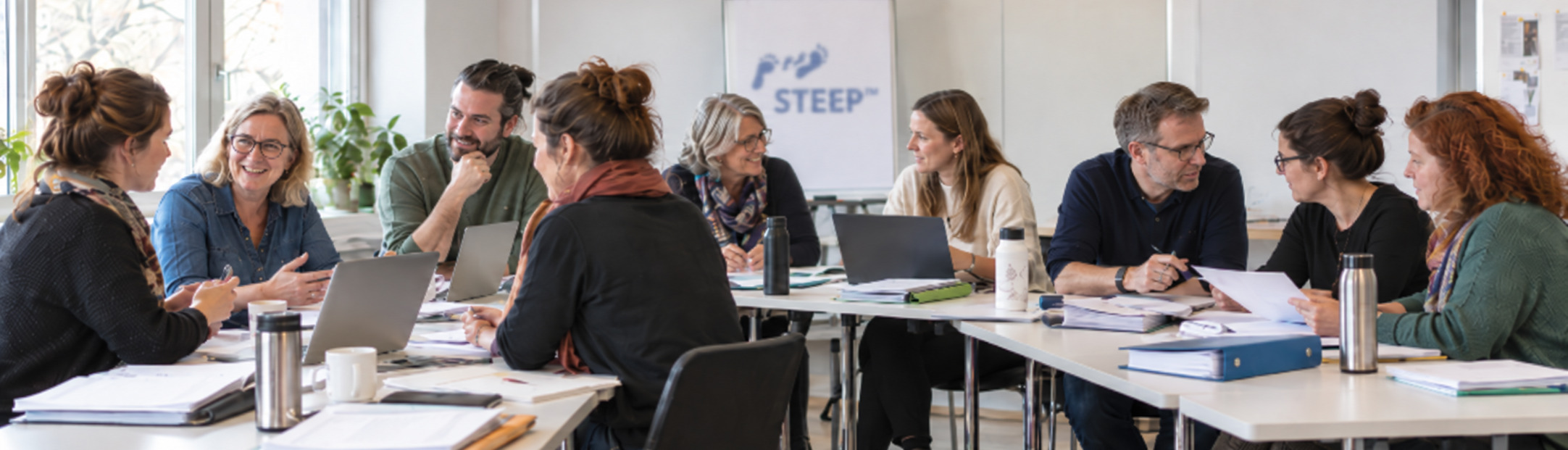 Teilnehmende einer STEEP™-Weiterbildung