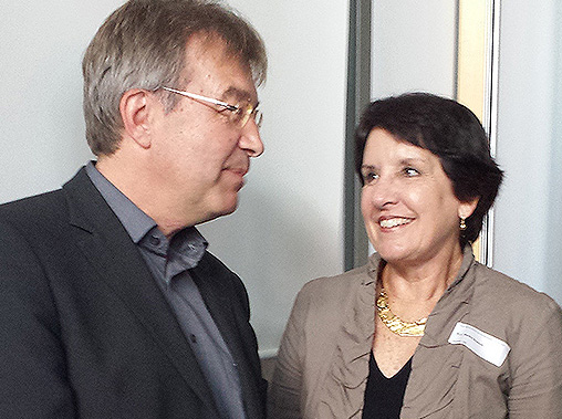 Professor Gerhard Suess im Gespräch